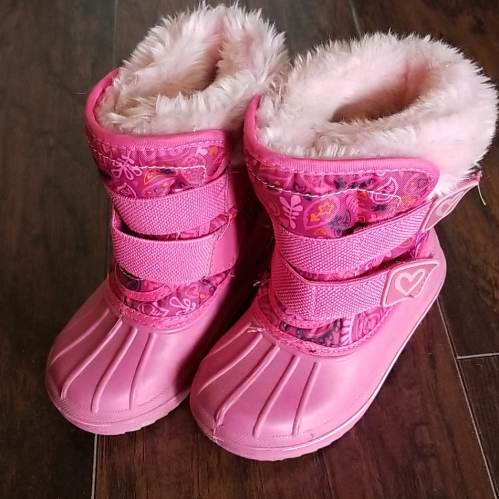 Toddler girl snow boots